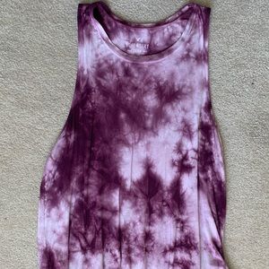 Tie dye muscle tank